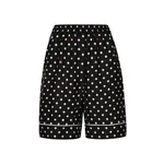 Dolce & Gabbana Silk pajama shorts with polka-dot print