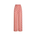 Dolce & Gabbana Silk satin jacquard pajama pants with all-over DG logo