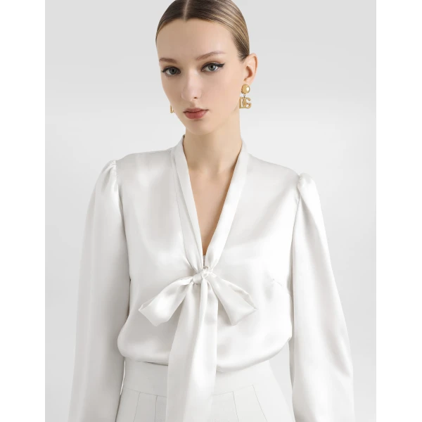 Dolce & Gabbana Silk satin shirt, view 4