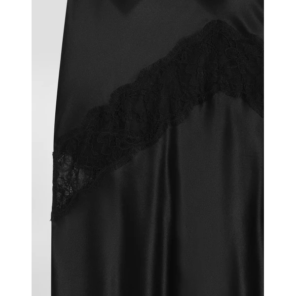 Dolce & Gabbana Silk satin skirt, view 4