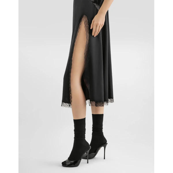 Dolce & Gabbana Silk satin slip dress, view 6