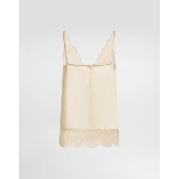 Dolce & Gabbana Silk satin top, view 2