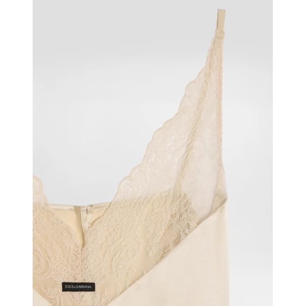 Dolce & Gabbana Silk satin top, view 4