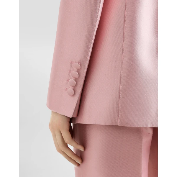 Dolce & Gabbana Silk shantung single-breasted jacket, view 3