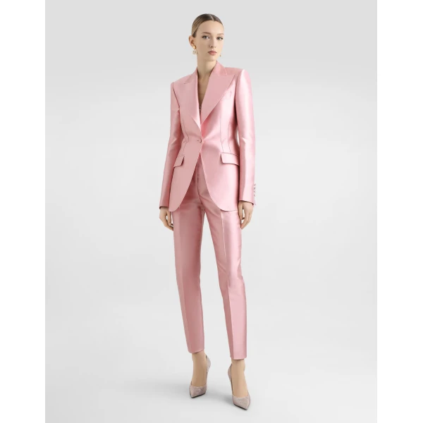 Dolce & Gabbana Silk shantung single-breasted jacket, view 4