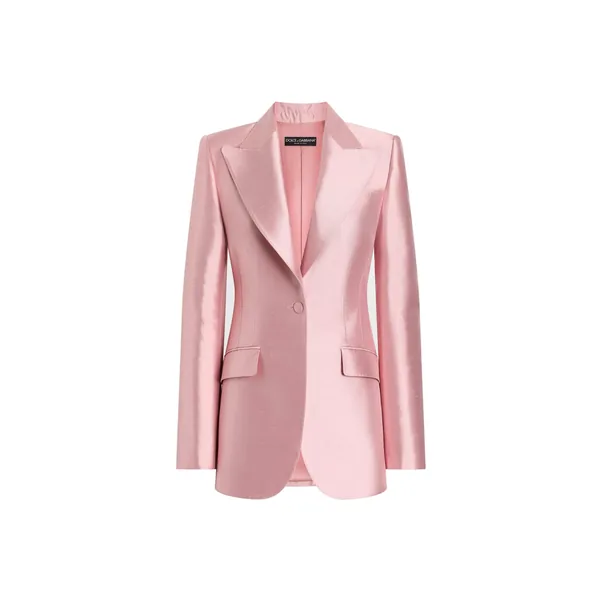 Dolce & Gabbana Silk shantung single-breasted jacket