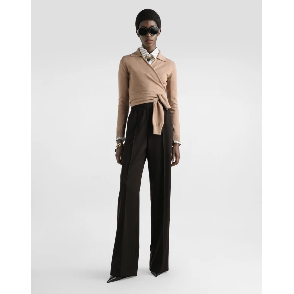 Dolce & Gabbana Silk shirt with striped print, view 4