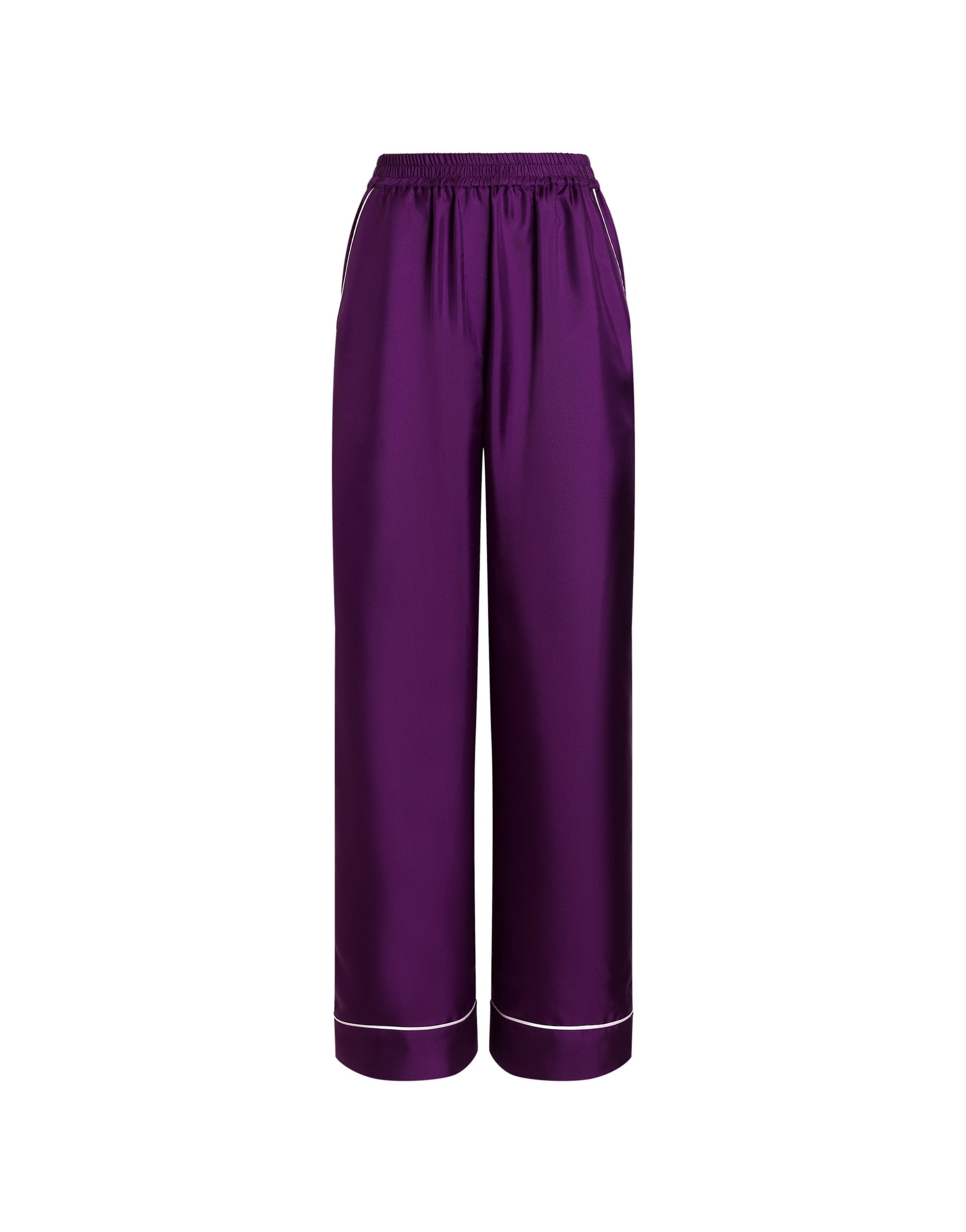 Dolce & Gabbana Silk twill vanity pants