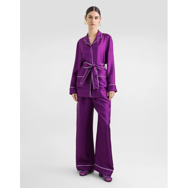 Dolce & Gabbana Silk twill vanity shirt, view 2