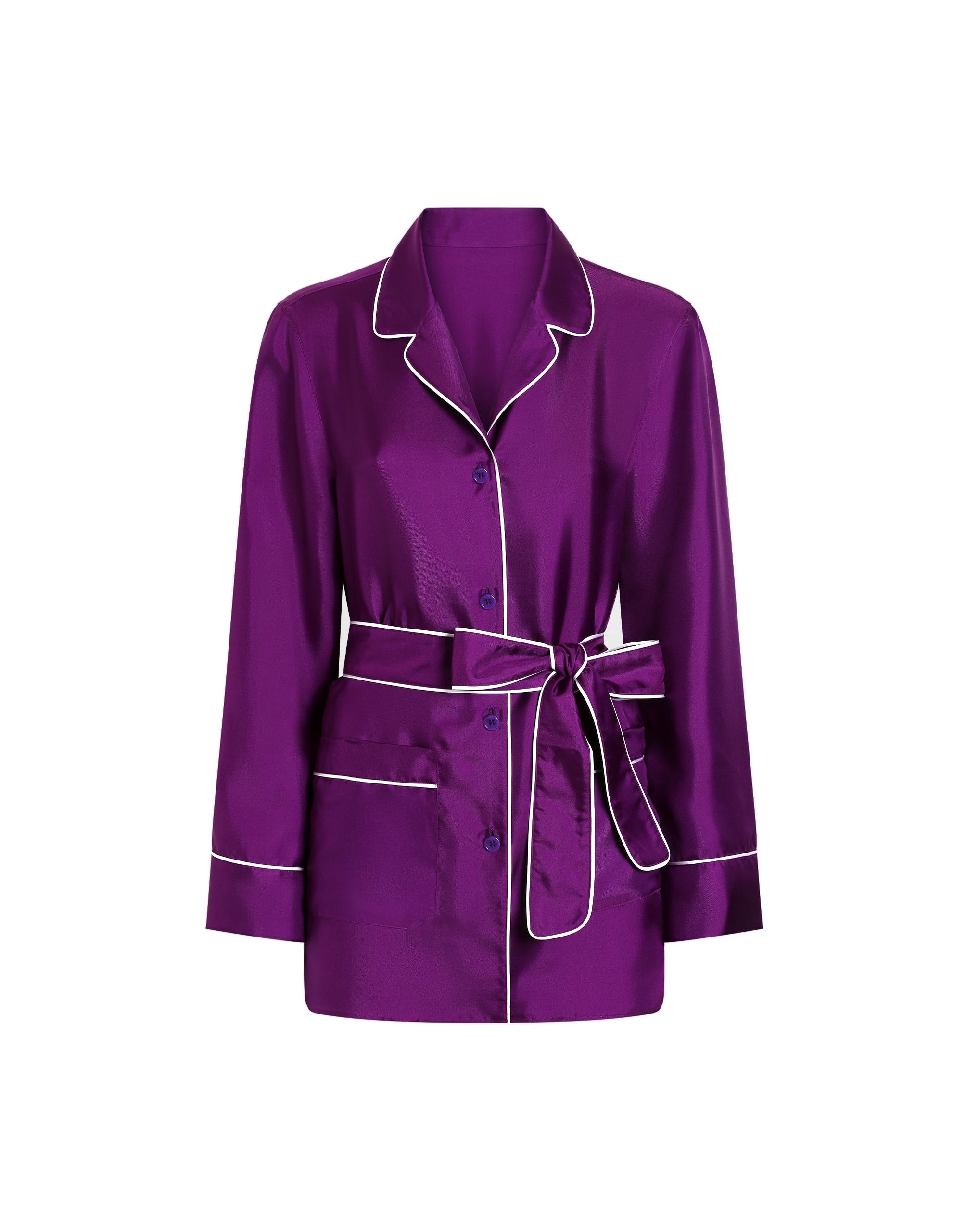 Dolce & Gabbana Silk twill vanity shirt