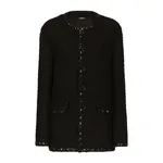 Dolce & Gabbana Single-breasted bouclé jacket
