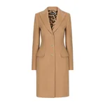 Dolce & Gabbana Single-breasted camel wool coat