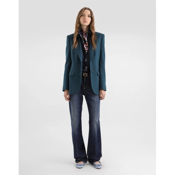 Dolce & Gabbana Single-breasted cashmere jacket, view 2