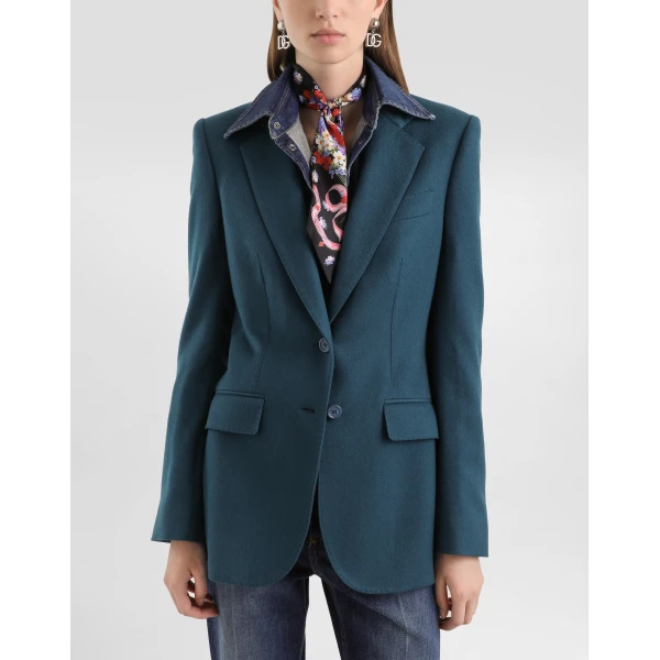 Dolce & Gabbana Single-breasted cashmere jacket, view 4