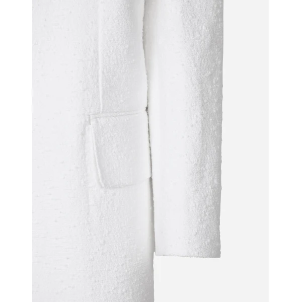 Dolce & Gabbana Single-breasted cotton raschel tweed jacket, view 5