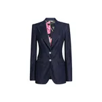 Dolce & Gabbana Single-breasted denim and silk Turlington jacket