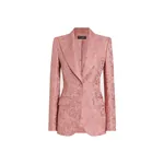 Dolce & Gabbana Single-breasted floral quilted jacquard Turlington jacket