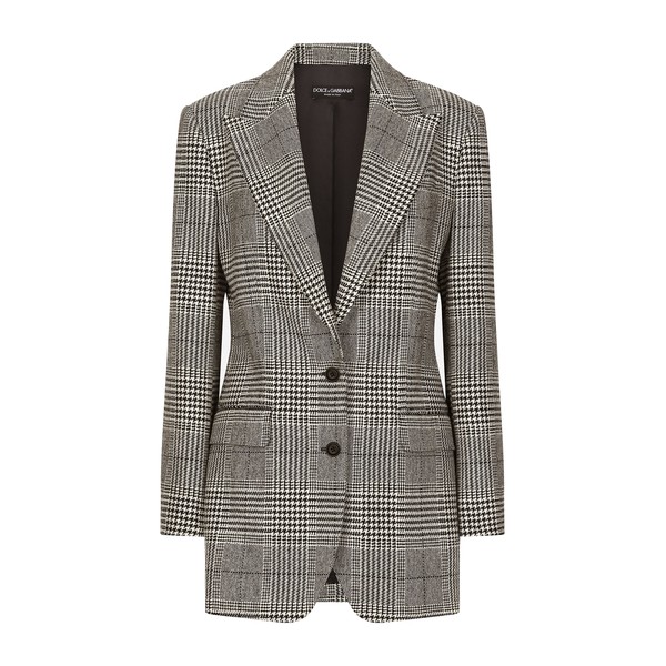 Dolce & Gabbana Single-breasted glen plaid jacket