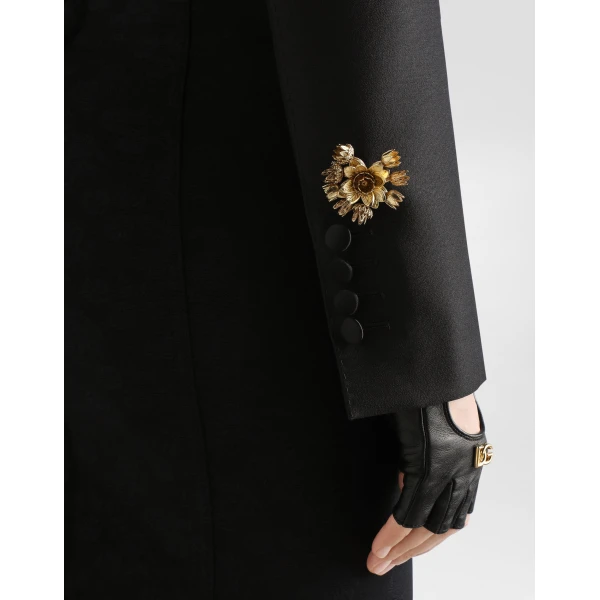 Dolce & Gabbana Single-breasted jacket in faille, view 5