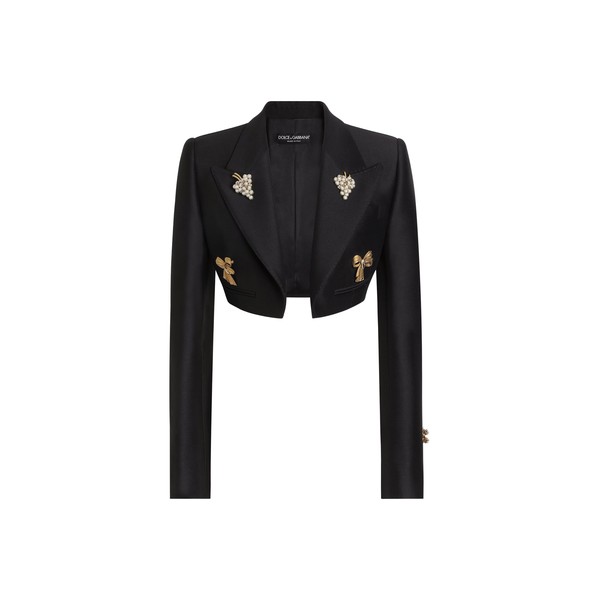Dolce & Gabbana Single-breasted jacket in faille