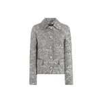 Dolce & Gabbana Single-breasted jacket in floral jacquard