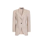 Dolce & Gabbana Single-breasted jacket in regimental pinstripe