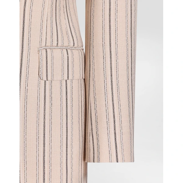 Dolce & Gabbana Single-breasted jacket in regimental pinstripe, view 4