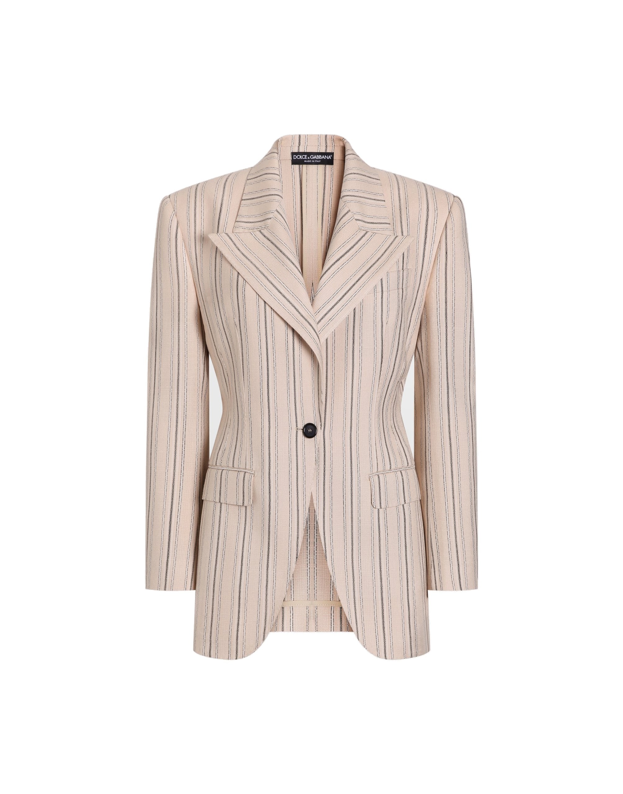 Dolce & Gabbana Single-breasted jacket in regimental pinstripe