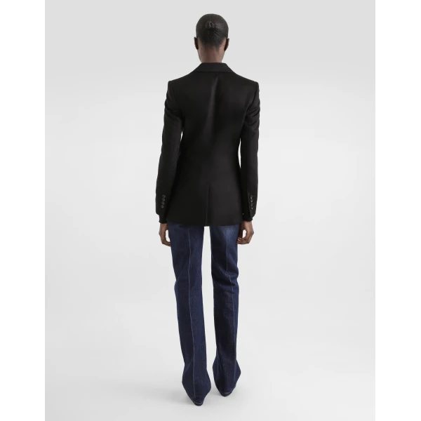 Dolce & Gabbana Single-breasted jacket in silk and Cashmere, view 3