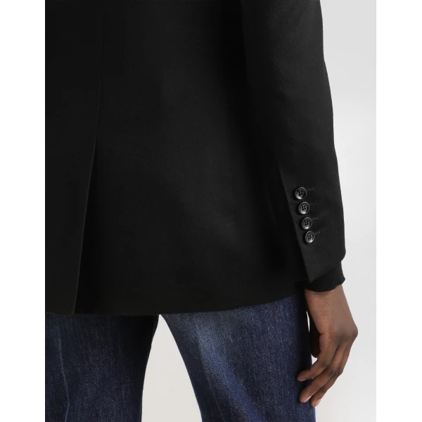 Dolce & Gabbana Single-breasted jacket in silk and Cashmere, view 5