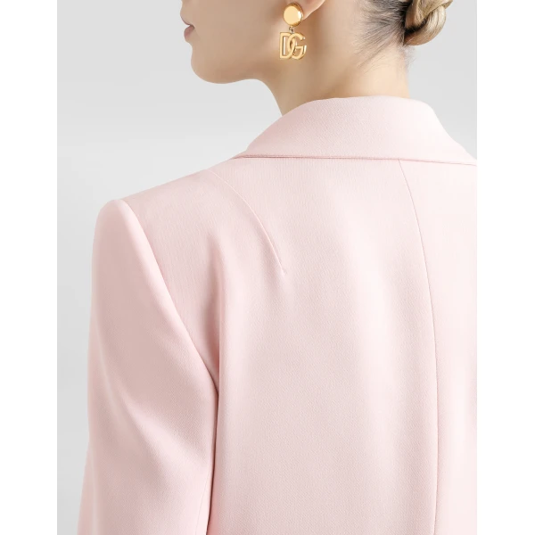 Dolce & Gabbana Single-breasted jacket in stretch cady, view 5