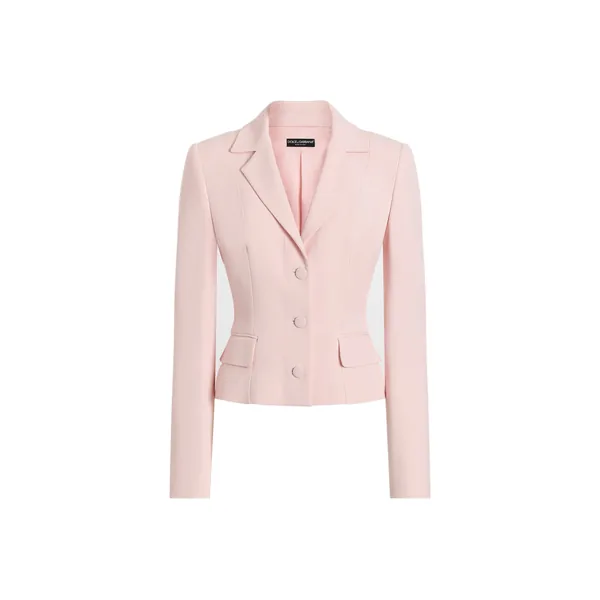 Dolce & Gabbana Single-breasted jacket in stretch cady
