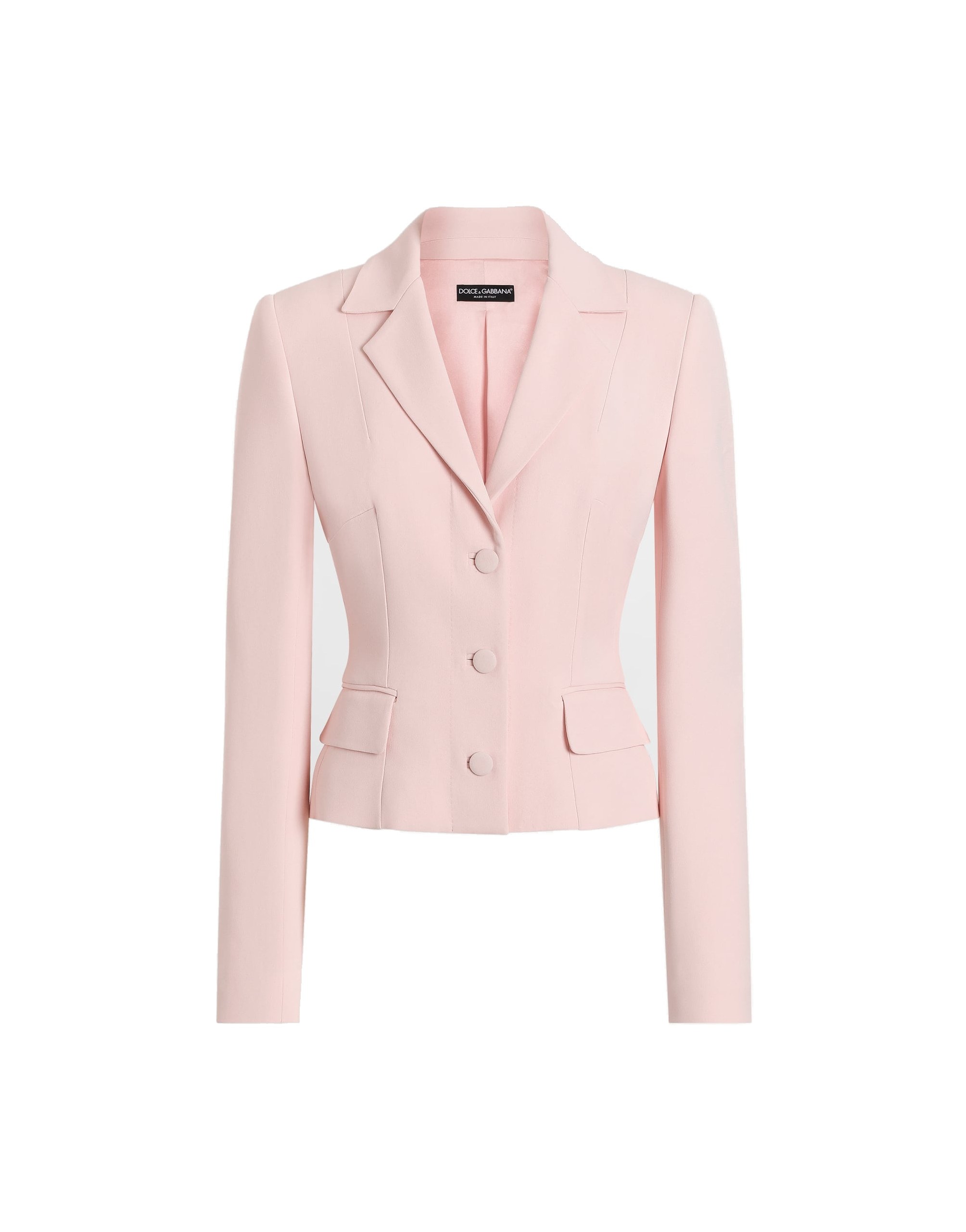 Dolce & Gabbana Single-breasted jacket in stretch cady