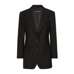 Dolce & Gabbana Single-breasted pinstripe wool jacket