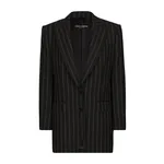 Dolce & Gabbana Single-breasted pinstripe wool jacket
