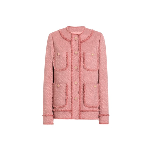 Dolce & Gabbana Single-breasted raschel tweed jacket