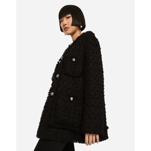 Dolce & Gabbana Single-breasted rush-stitch jacket, view 2