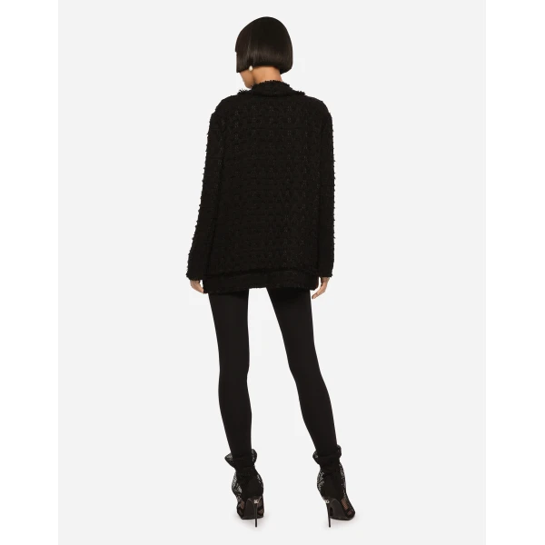 Dolce & Gabbana Single-breasted rush-stitch jacket, view 5