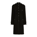 Dolce & Gabbana Single-breasted tweed coat