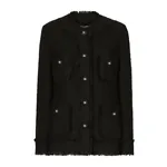 Dolce & Gabbana Single-breasted tweed jacket