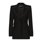 Dolce & Gabbana Single-breasted twill Turlington tuxedo jacket