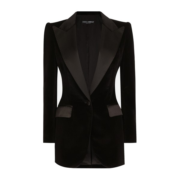 Dolce & Gabbana Single-breasted velvet Turlington tuxedo jacket