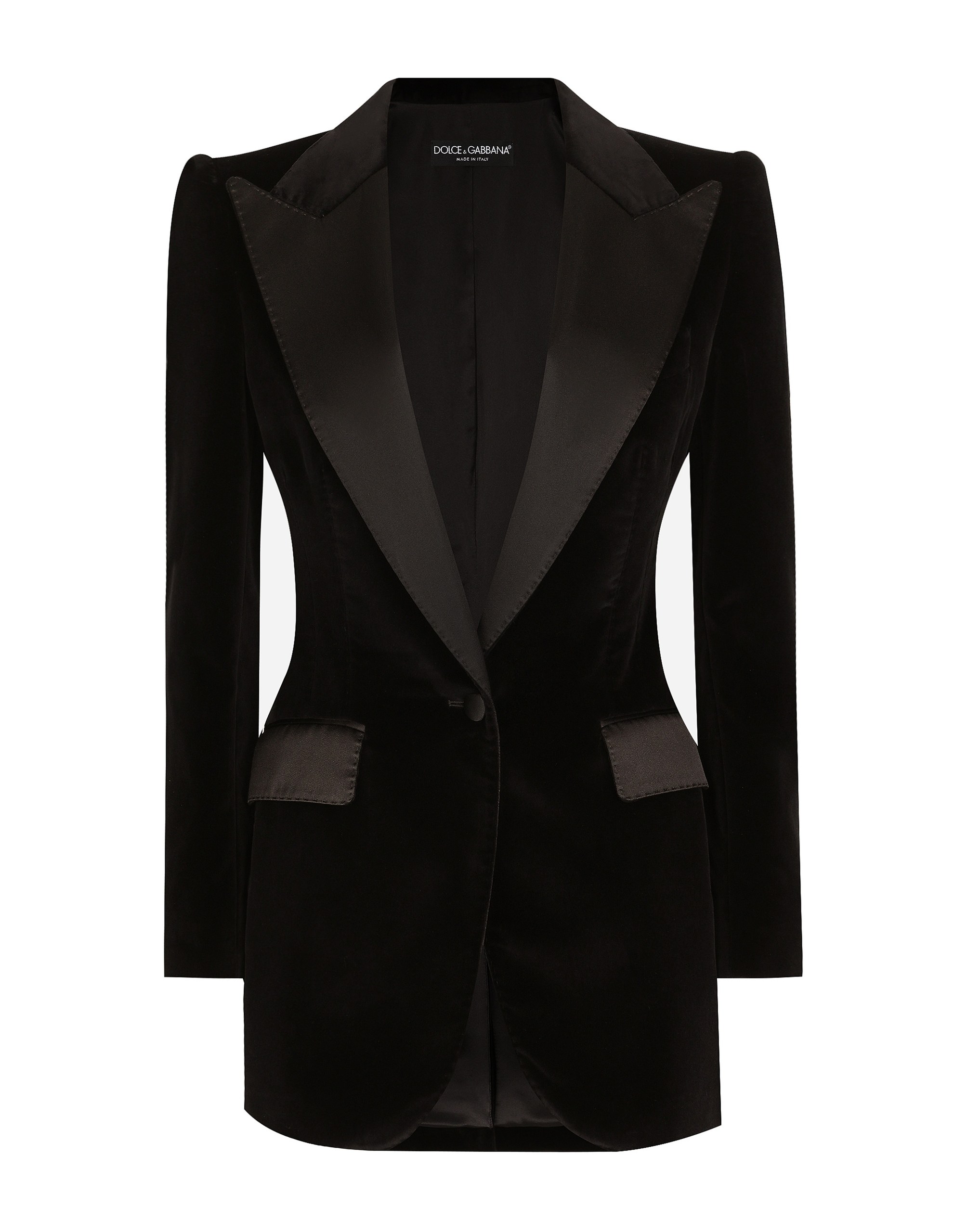 Dolce & Gabbana Single-breasted velvet Turlington tuxedo jacket