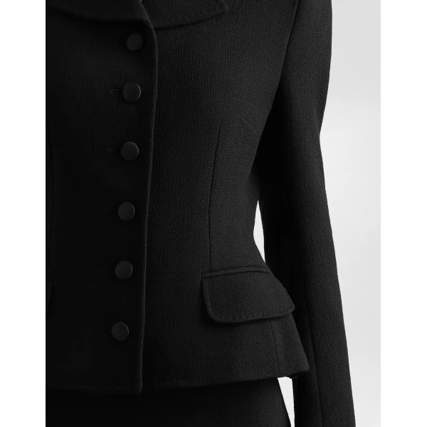 Dolce & Gabbana Single-breasted virgin wool jacket, view 4
