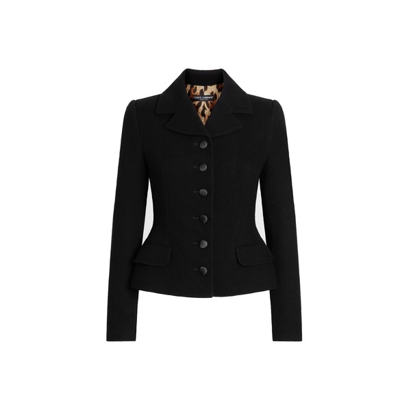 Dolce & Gabbana Single-breasted virgin wool jacket