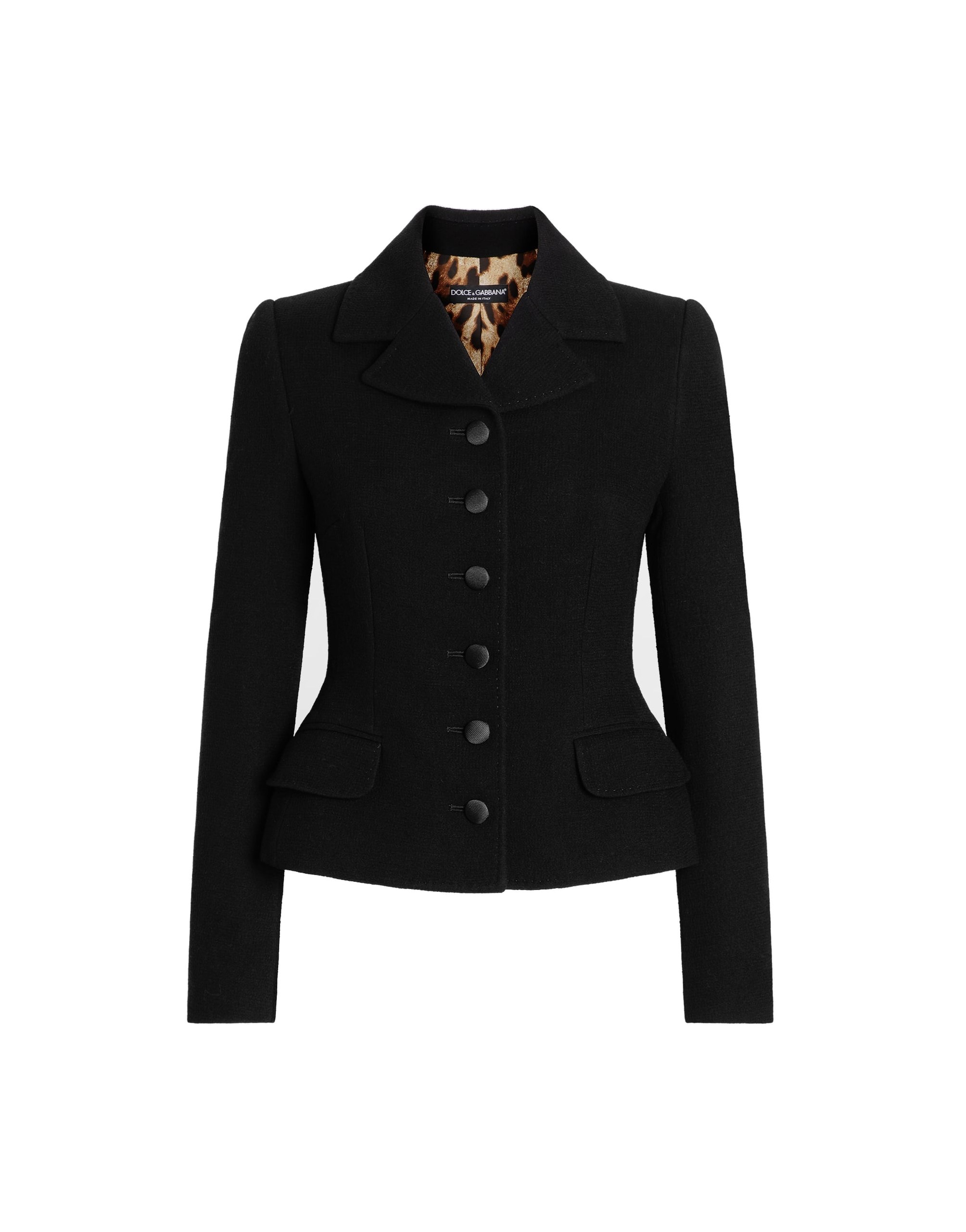 Dolce & Gabbana Single-breasted virgin wool jacket