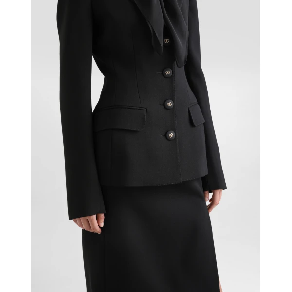 Dolce & Gabbana Single-breasted wool Dolce jacket, view 4
