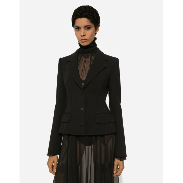 Dolce & Gabbana Single-breasted wool Dolce jacket, view 5