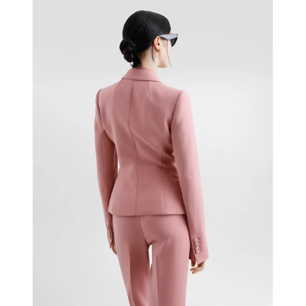Dolce & Gabbana Single-breasted wool crepe Dolce jacket, view 6