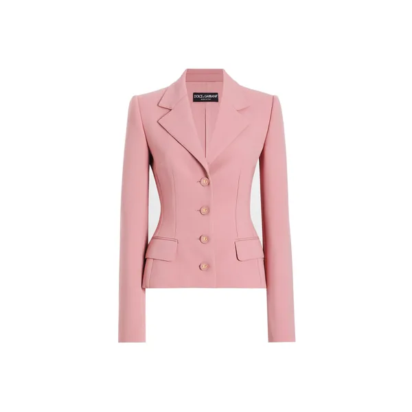 Dolce & Gabbana Single-breasted wool crepe Dolce jacket
